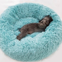Round Long Hairy Autumn And Winter Nest Pad Cat Mattress