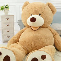 Giant Teddy Bear Plush Toy Huge Soft Toys Leather Shell
