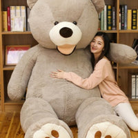 Giant Teddy Bear Plush Toy Huge Soft Toys Leather Shell